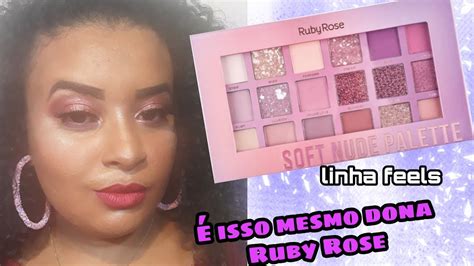 Testando A Nova Paleta Da Ruby Rose Primeiras Impress Es Youtube