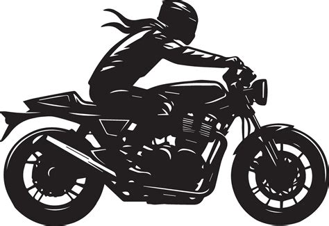 Motorcycle vector silhouette illustration 34212830 Vector Art at Vecteezy