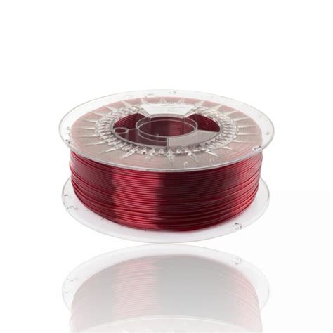 Petg Premium Kg Transparent Red Spectrum Filaments Evolt Loja