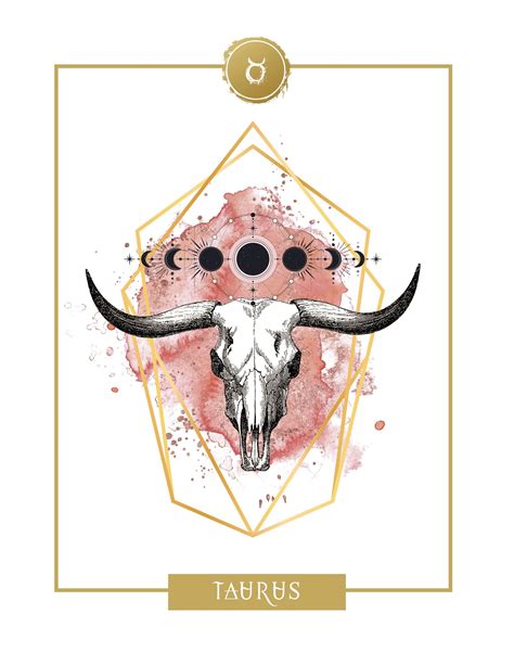 Taurus Astrology Art