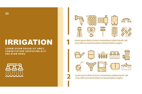 Irrigation System Landing Header Vector By Sevector Thehungryjpeg