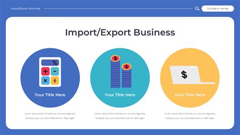 Import And Export Business Presentation Slides Ppt