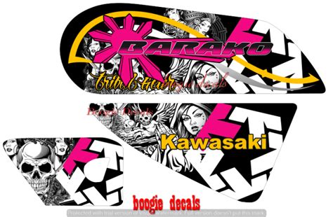 Kawasaki Barako Decals Set With Cowling Lazada Ph