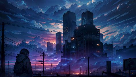 anime city aesthetic wallpapers  backgrounds