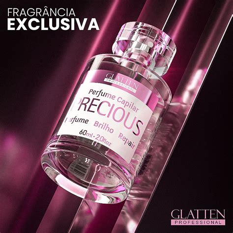 Perfume Capilar Precious 60ml Frete Grátis Glatten Professional