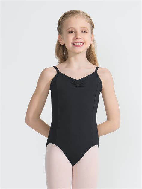 Capezio Tactel Pinch Front Leotard Girls Leotards Capezio