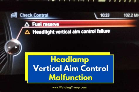 Headlamp Vertical Aim Control Malfunction How To Fix