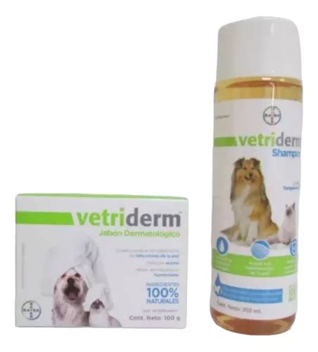 Shampoo Vetriderm De 350 Ml 1 Jabón Vetriderm De 100grs Envío gratis