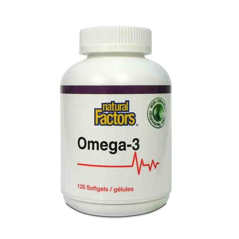 Health Shop Natural Factors Omega 3 120s