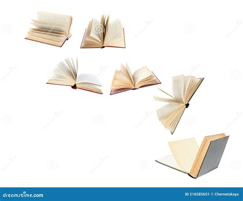 Old Book With Flying Letters And Magic Light On The Background Of The