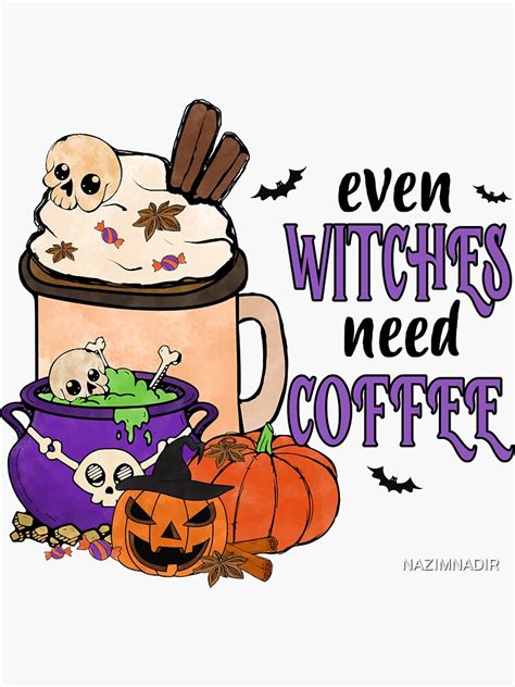 Even Witches Need Coffee Vintage Pumpkin Wine Costume Idea Diy Last