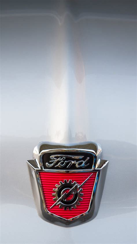 Ford F100 Hood Emblem Smartphone Wallpaper Download Etsy