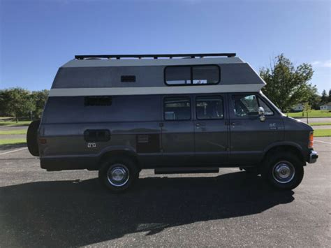 1992 Dodge B350 Quigley 4x4 Class B Camper Van One Owner 85k Miles No Rust For Sale Dodge