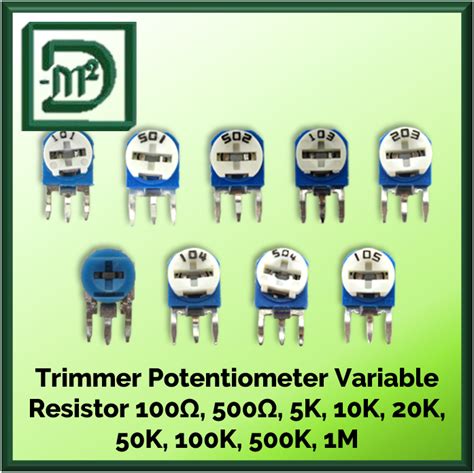trimmer potentiometer variable resistor