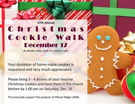 Cookie Walk 2023 Wheat Ridge Lutheran Church Wheat Ridge Colorado