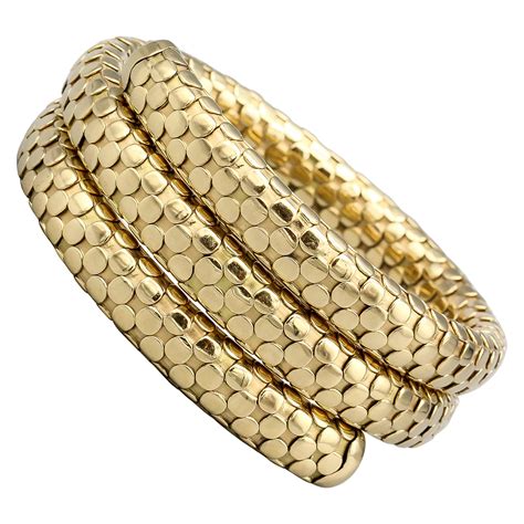 John Hardy Yellow Gold And Silver Dot Collection Contour Cuff Bracelet For Sale At 1stdibs