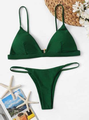 Shein Ensemble De Bikini Avec Couture