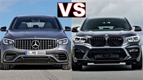 Mercedes GLC Vs BMW X4 2021 Luxury Compact SUVs Review Glc 300