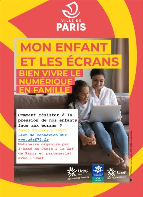 Webinaire Udaf Caf Comment Résister à La Pression De Nos Enfants