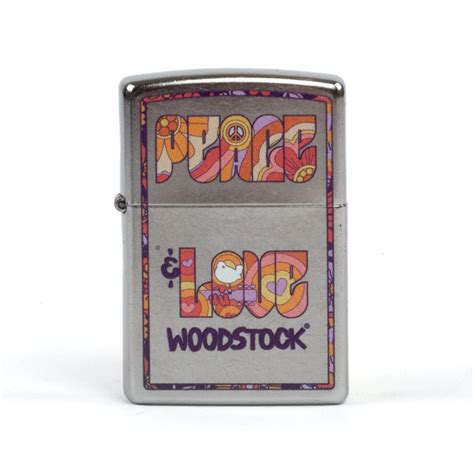 Woodstock Peace And Love Tie Dye Zippo