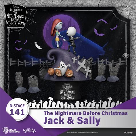 Diorama Jack Und Sally Nightmare Before Christmas – Disney D-Stage