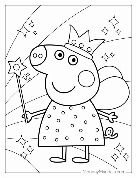 50 Peppa Pig Coloring Pages Free PDF Printables Peppa Pig Colouring