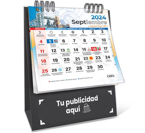 Escritorio con Base de Vinil Negro Calendarios y más