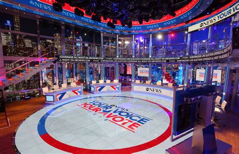 Abc News 2018 Election Headquarters Broadcast Set Design Gallery