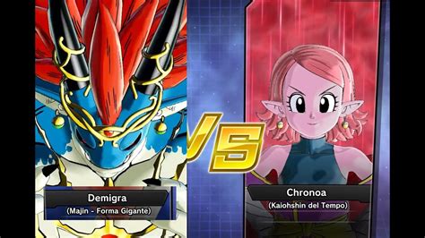 Xenoverse Requested Match Pc Demigra Forma Gigante Vs Chronoa