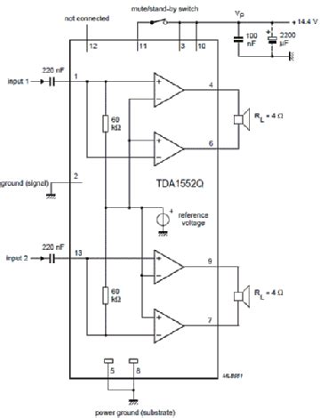 TDA 1552, Tube TDA1552; Röhre TDA 1552 ID75794, IC - Integra ...