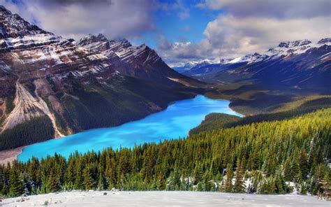 Cabin Mountains Canada Lake Corner Nature And Landscapes Nature