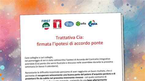 Trattativa Cia Firmata Lipotesi Di Un Accordo Ponte First Gruppo Unipol