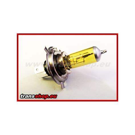 H4 Yellow Halogen Bulb 24V 70W