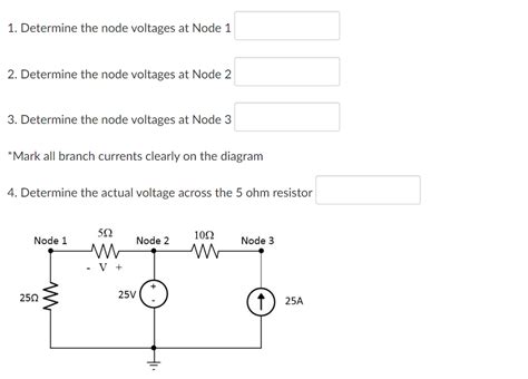 Solved Mark All Branch Currents Clearly On The Diagram