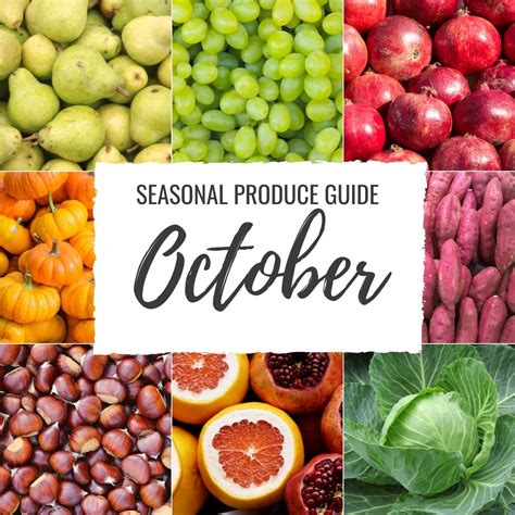 What S In Season October Produce Guide With Recipes