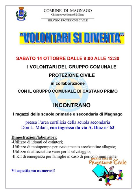 Volontari Si Diventa Comune Di Magnago