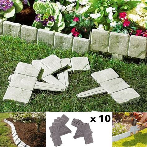 Bordure De Jardin Pas Cher Imitation Pierre Id Market