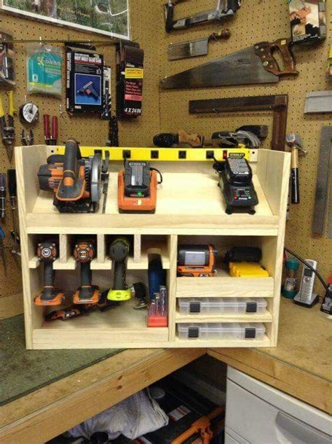 Battery Charging Station Power Tool Storage Charging Station Diy