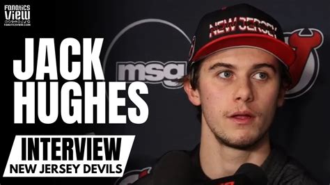 Jack Hughes Talks Quinn Hughes Advice Hughes Brothers Devils Vs