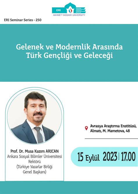 Gelenek ve Modernlik Arasında Türk Gençliği ve Geleceği ERI