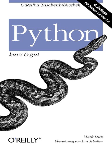 Mark Lutz Python Kurz And Gut Pdf