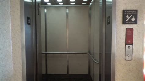 Dark ThyssenKrupp Aurora Hydraulic Elevator Hampton Inn Suites