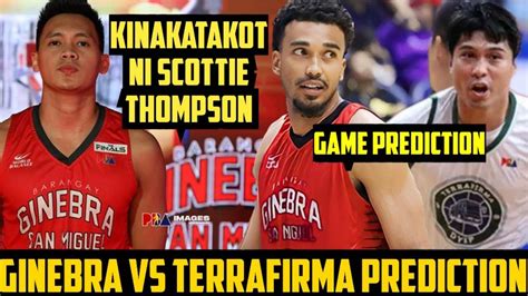 PBA LIVE GINEBRA VS TERRAFIRMA GAME PREDICTION GINEBRA SCOTTIE