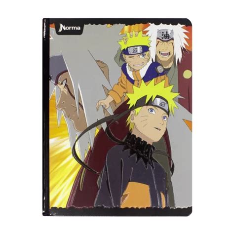 Cuaderno Cosido Hojas Cuadriculado Naruto Jiraya Tienda Norma