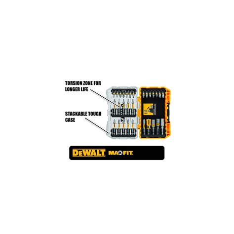 DEWALT MAX FIT Screwdriving Bit Sets With ToughCase System SBD Affinity