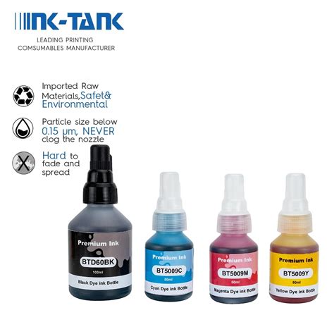 Ink Tank Bt Bt Btd Premium Compatible Color Bulk Water Based