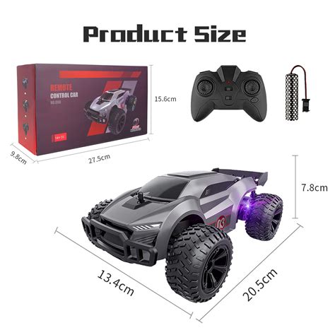 Dghm Remote Control Car 24ghz High Speed Rc Cars Offroad Hobby Rc Racing Car Led