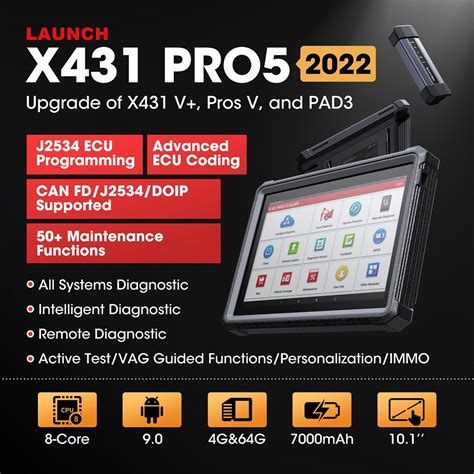 LAUNCH X431 PRO5 Full System OBD2 Intelligent Diagnosis Tool