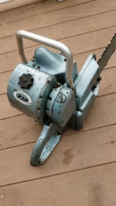 Homelite Zip B Vintage Chainsaw Youtube