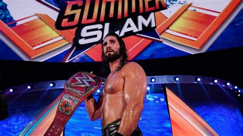 Summerslam 2019 Seth Rollins Burns It Down To Reclaim Wwe Universal